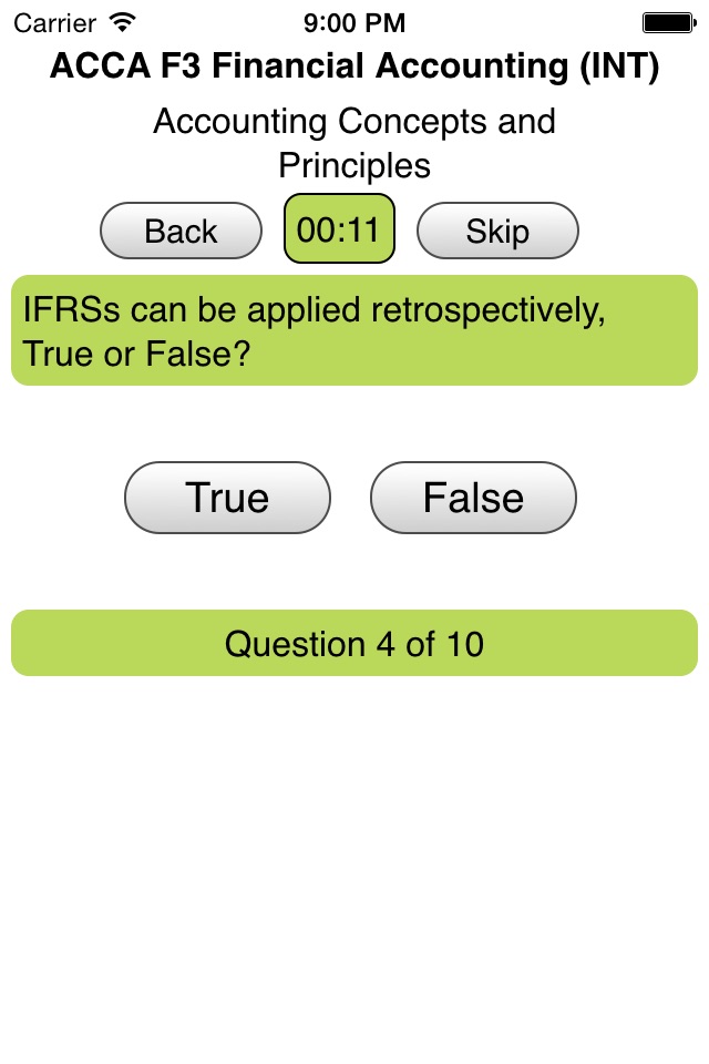 ACCA F3 Financial Accounting screenshot 4