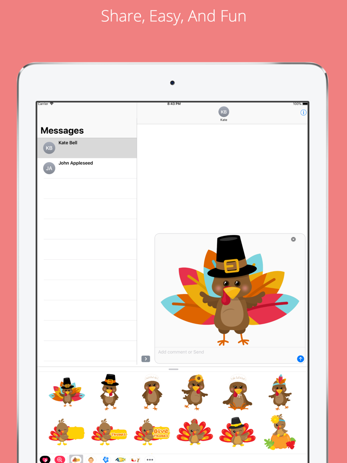 Thanksgiving Sticker Set