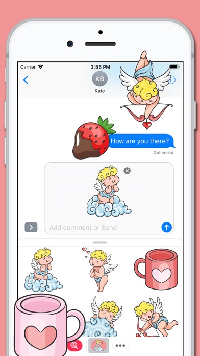 Valentine's Cupid Sticker screenshot 2
