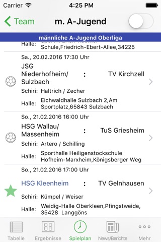 HSG Kleenheim-Langgöns screenshot 2