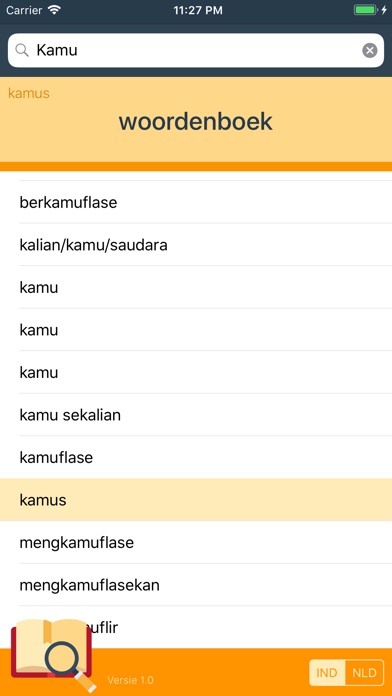 Kamus Indonesisch - Nederlands screenshot 2