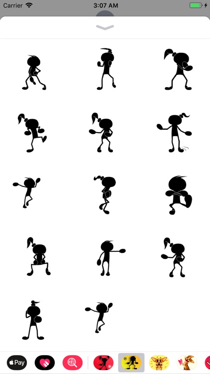 Dance Party Animated Stickers