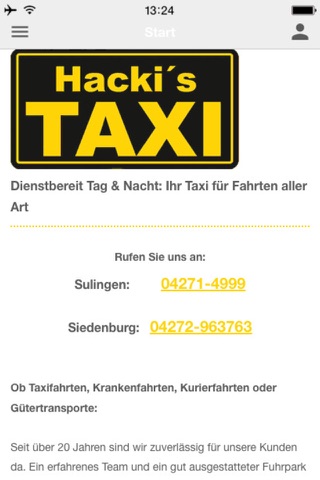 Hackis Taxiruf screenshot 2