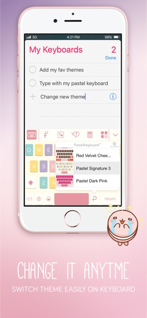 Pastel Keyboard Themes Color(圖3)-速報App