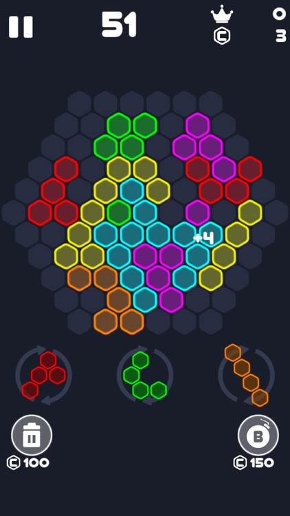 Neon Block Puzzle : Fill Board screenshot-3