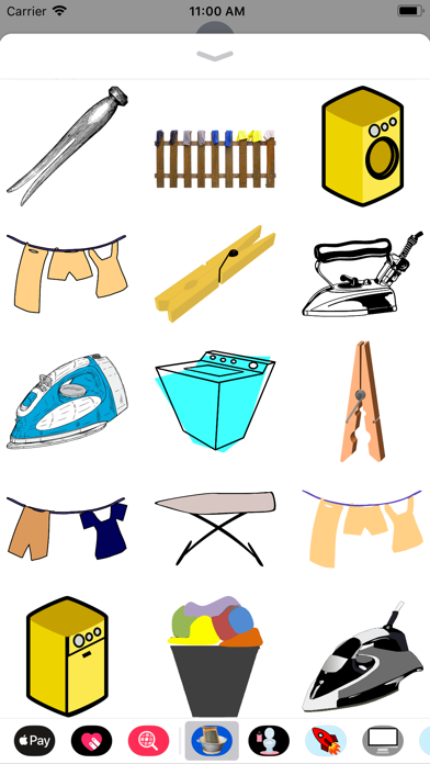 Lotsa Laundry Stickers screenshot 2