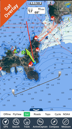 Arcipelago Toscano - GPS charts fishing Navigator(圖1)-速報App