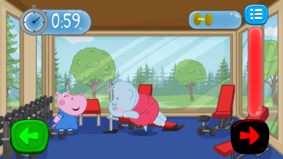 Fitness Games: Hippo Trainer screenshot 2