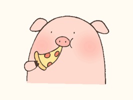 Piggy Funny Animated Sticker