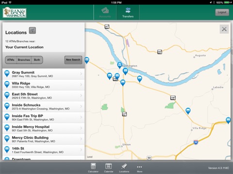 Bank of Washington for iPad screenshot 4