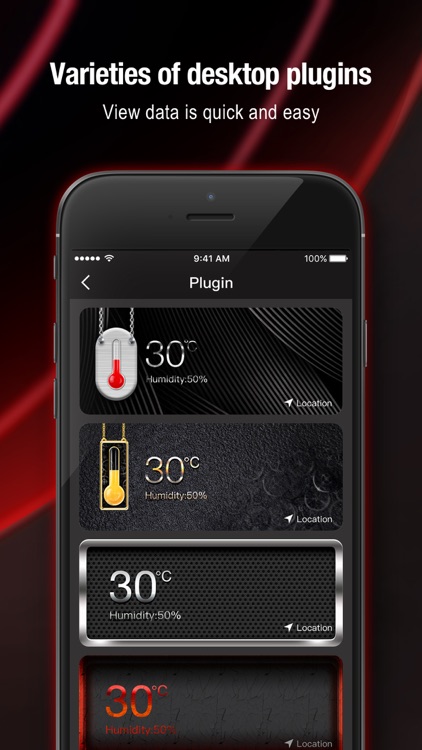 Thermometer & Hygrometer - weather widget