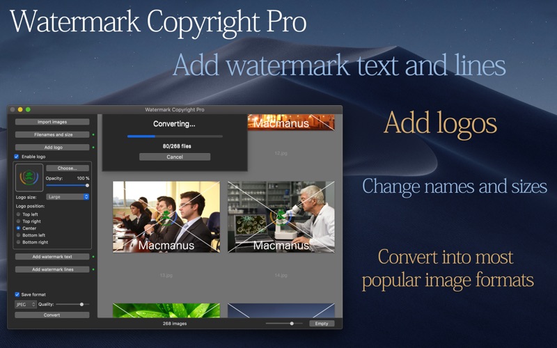 Watermark Copyright Pro Screenshot
