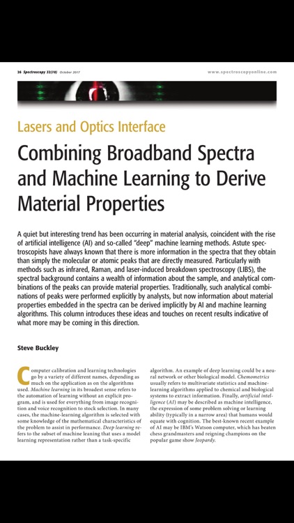 Spectroscopy