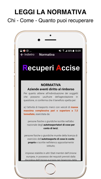 Recuperi Accise screenshot 2