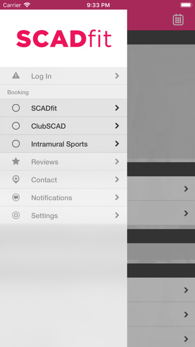 SCADfit app screenshot 2