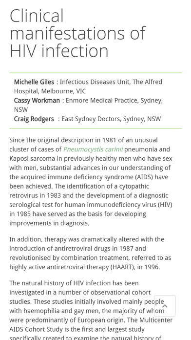 HIV Management in Australasia screenshot 4