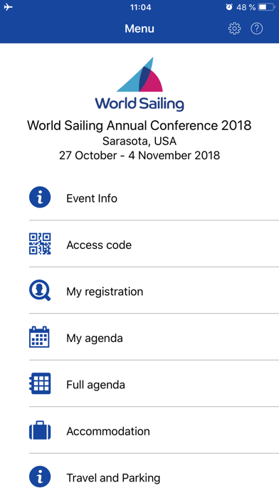 World Sailing Events screenshot 2