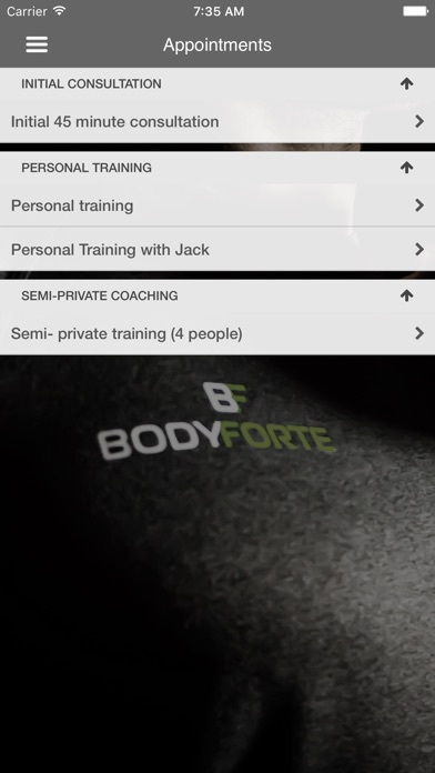 Body Forte screenshot 3