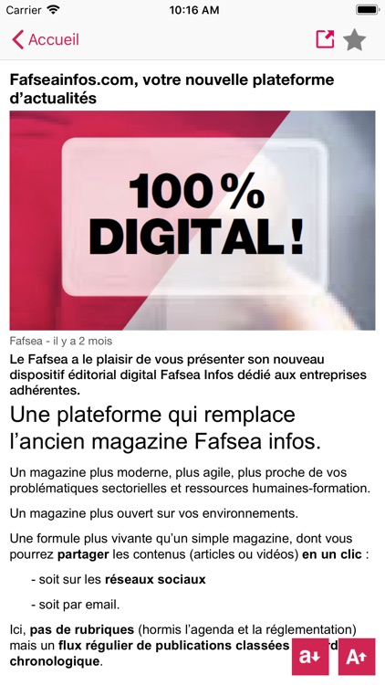 Fafsea infos