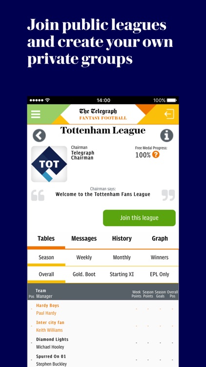 TFF: Pick and manage your Fantasy Football Team screenshot-3