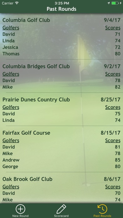Par Card - The Golf Scorecard screenshot 4