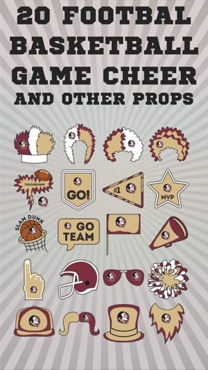 Florida State Seminoles Selfie Stickers(圖3)-速報App