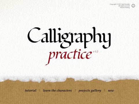 Calligraphy Practice - náhled