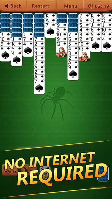 Solitaire - spider puzzle game screenshot 2