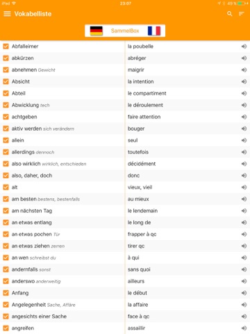 VokabelBox Vocabulary trainer screenshot 3