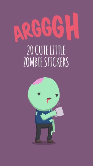 Cute Zombie Stickers