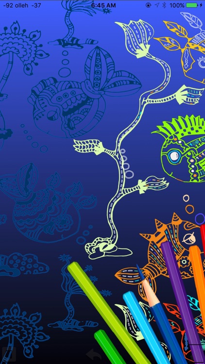 Coloring Game Book sea animals