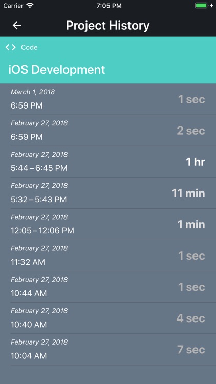 Chott - Hobby Time Tracking screenshot-5