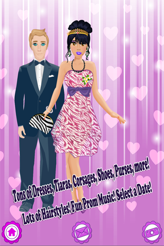 Prom Salon Girl Dressup Makeover Spa Fashion Game screenshot 4