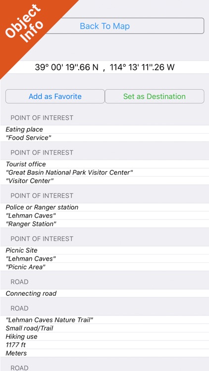 Great Basin National Park - GPS Map Navigator