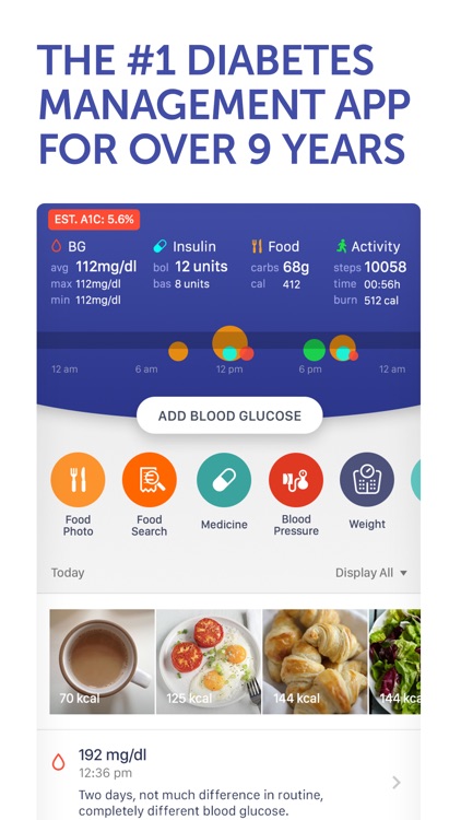 Glucose Buddy Diabetes Tracker screenshot-0