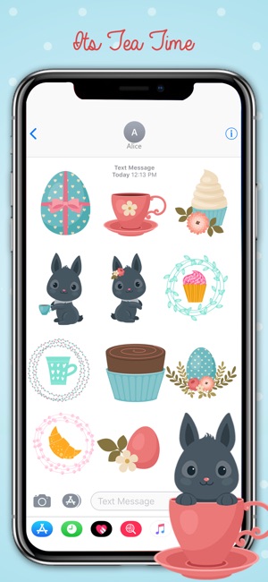 Tea Party Stickers Pack(圖4)-速報App