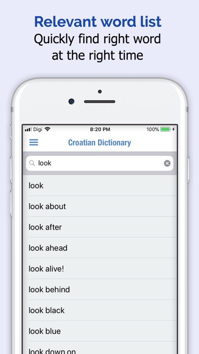 クロアチア語辞書 screenshot1
