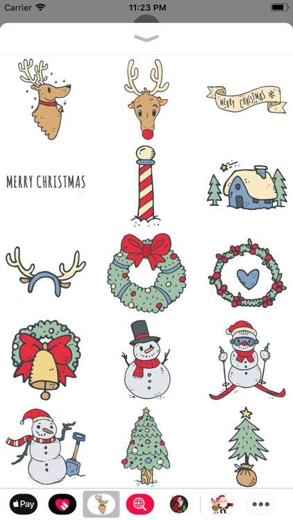 Christmas Doodles Sticker Pack