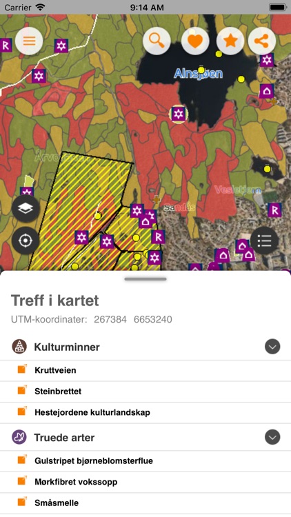 Miljøstatus kart