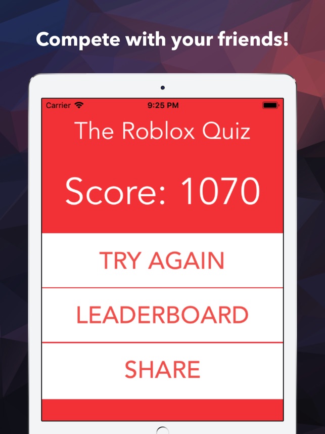 The Quiz For Roblox On The App Store