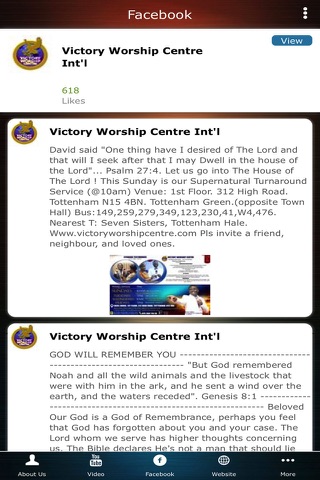 Victory Worship Centre screenshot 2