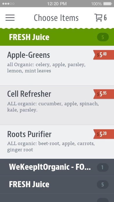 Whole Juice Cafe screenshot 3