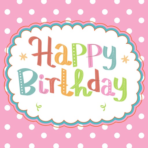 Happy Birthday Greeting Stickers