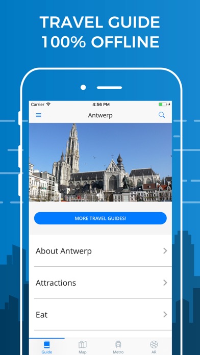 How to cancel & delete Antwerp Travel Guide with Offline Street Map from iphone & ipad 1