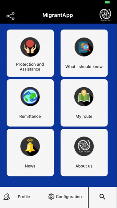 Migrant App screenshot 2