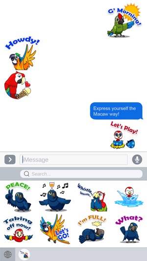 MacawMoji - Parrot Emojis(圖3)-速報App