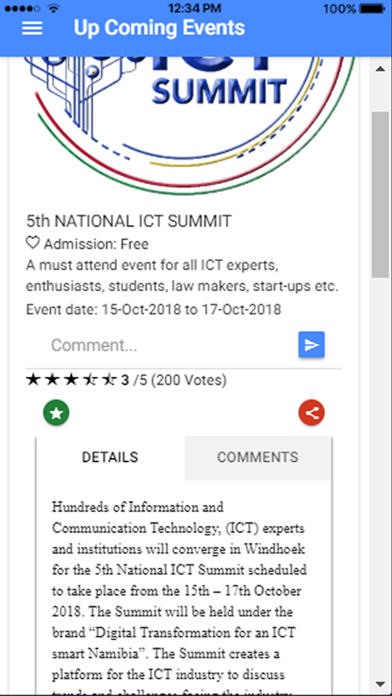 ict-summit namibia screenshot 2
