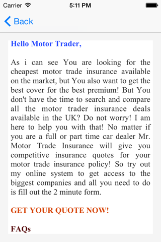 Mr Motor Trade Insurance UK screenshot 4
