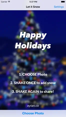 Game screenshot Let It Snow! on Your Photos mod apk