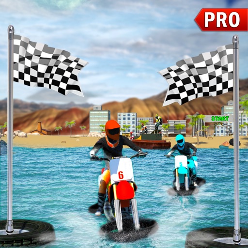 Water Stunt Bike Rider 3D: PRO